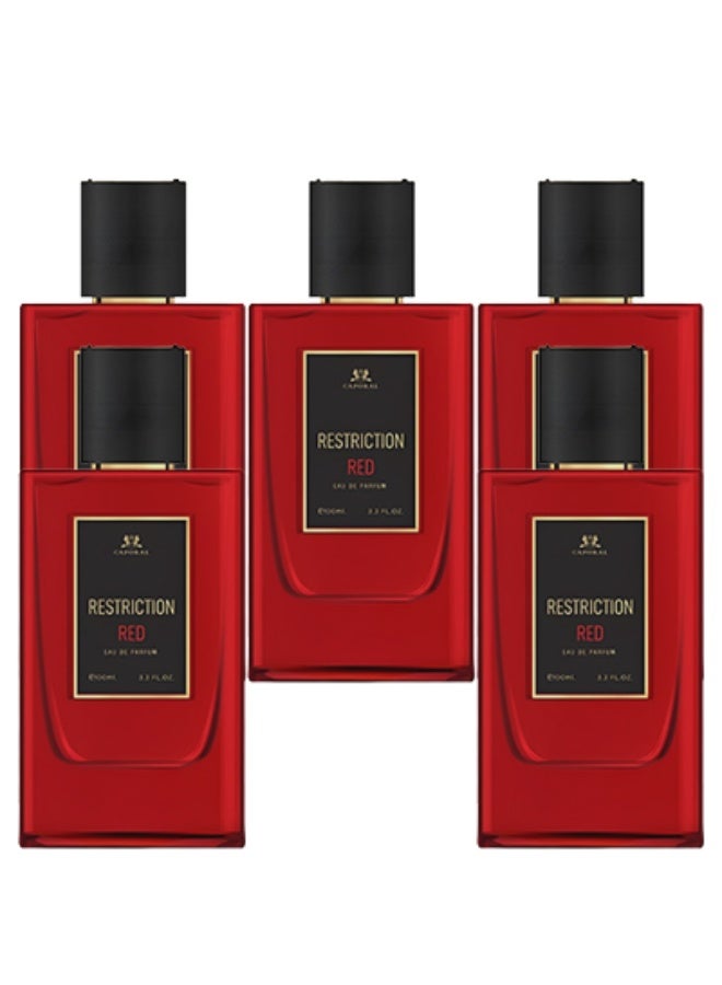 كابورال 5 قطع عطر ريستركشن ريد للرجال 100 مل - Image 1